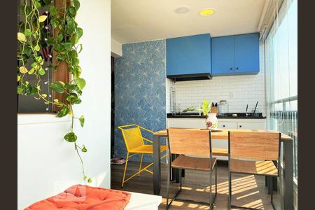 Varanda da Sala de apartamento à venda com 2 quartos, 71m² em Jardim da Glória, São Paulo