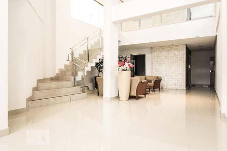 Apartamento para alugar com 120m², 3 quartos e 2 vagasHall de entrada do condomínio