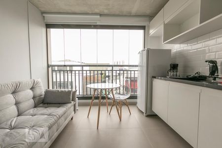 Sala de apartamento para alugar com 1 quarto, 30m² em Bom Retiro, São Paulo
