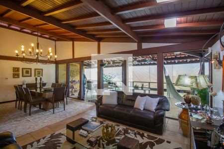 Casa 1 - Sala de Estar e Sala de Jantar de casa à venda com 5 quartos, 650m² em Jardim Atlântico, Belo Horizonte