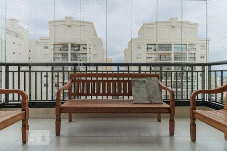 Varanda da Sala de apartamento à venda com 3 quartos, 145m² em Vila Ipojuca, São Paulo