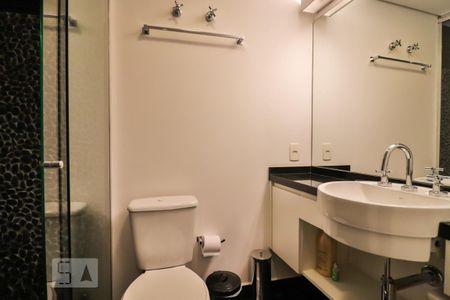 Apartamento para alugar com 87m², 1 quarto e 2 vagasBanheiro do Quarto 1