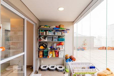 Varanda/Área de Serviço de apartamento à venda com 2 quartos, 55m² em Vila Clementino, São Paulo