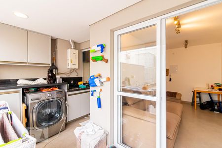 Varanda/Área de Serviço de apartamento à venda com 2 quartos, 55m² em Vila Clementino, São Paulo