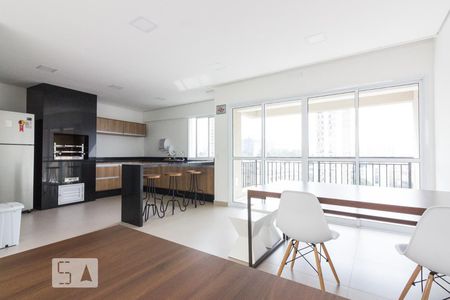 Studio à venda com 65m², 1 quarto e 2 vagascozinha salão de festas