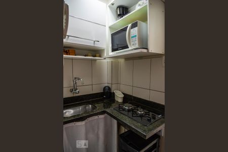 Cozinha de kitnet/studio para alugar com 1 quarto, 25m² em Copacabana, Rio de Janeiro