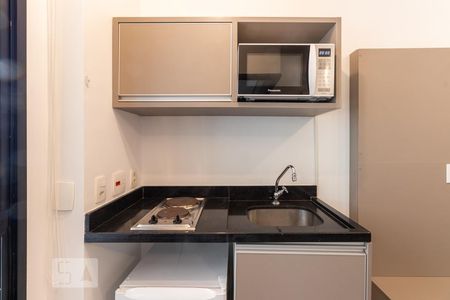Cozinha de kitnet/studio à venda com 1 quarto, 25m² em Vila Olímpia, São Paulo