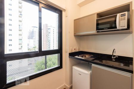 Cozinha de kitnet/studio à venda com 1 quarto, 25m² em Vila Olímpia, São Paulo