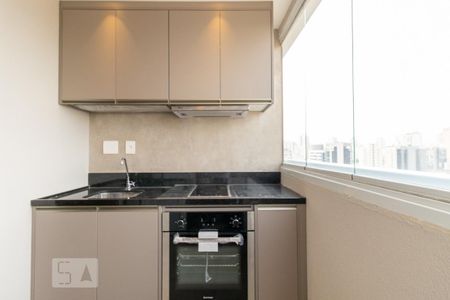 Cozinha - armários de kitnet/studio para alugar com 1 quarto, 27m² em Jardim Paulistano, São Paulo