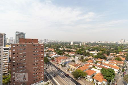 Vista de kitnet/studio para alugar com 1 quarto, 27m² em Jardim Paulistano, São Paulo