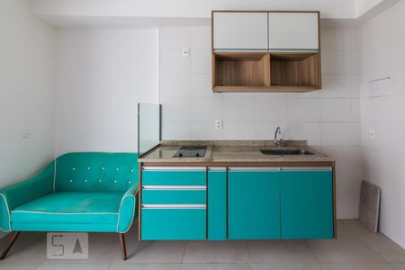 Cozinha de kitnet/studio para alugar com 1 quarto, 35m² em Consolação, São Paulo