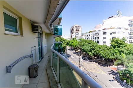 Varanda da Sala de apartamento para alugar com 3 quartos, 110m² em Leblon, Rio de Janeiro
