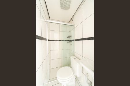 Banheiro de kitnet/studio para alugar com 1 quarto, 32m² em Asa Norte, Brasília