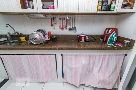 Cozinha de apartamento à venda com 1 quarto, 30m² em Bonsucesso, Rio de Janeiro