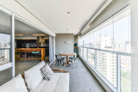 Varanda de apartamento à venda com 1 quarto, 84m² em Pinheiros, São Paulo