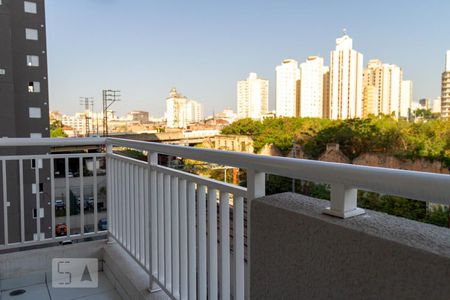 Varanda da Sala de apartamento à venda com 2 quartos, 41m² em Barra Funda, São Paulo