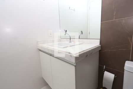 Banheiro de kitnet/studio à venda com 1 quarto, 42m² em Santa Efigênia, São Paulo