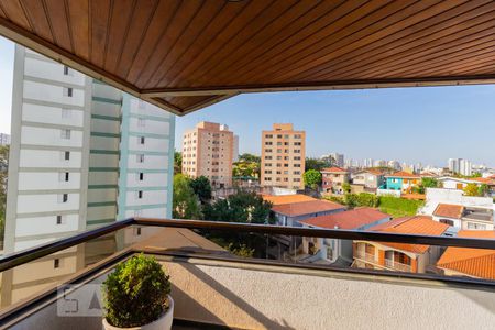 Varanda da Sala de apartamento à venda com 4 quartos, 180m² em Jardim Umuarama, São Paulo