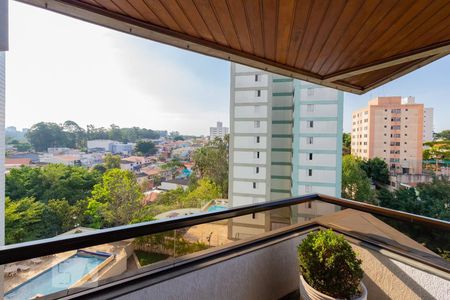 Varanda da Sala de apartamento à venda com 4 quartos, 180m² em Jardim Umuarama, São Paulo