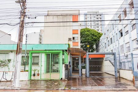 Fachada de apartamento à venda com 1 quarto, 40m² em Menino Deus, Porto Alegre