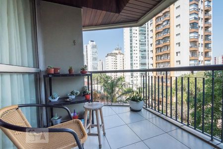 Varanda de apartamento para alugar com 3 quartos, 120m² em Campo Belo, São Paulo