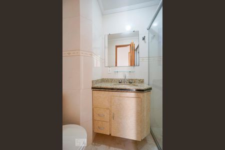 Banheiro social de apartamento para alugar com 2 quartos, 50m² em Jardim Ibitirama, São Paulo