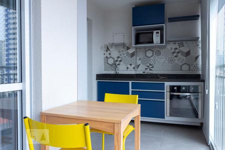 Varanda gourmet de kitnet/studio para alugar com 1 quarto, 34m² em Ipiranga, São Paulo