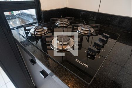 Cozinha de apartamento para alugar com 1 quarto, 33m² em Bela Vista, São Paulo