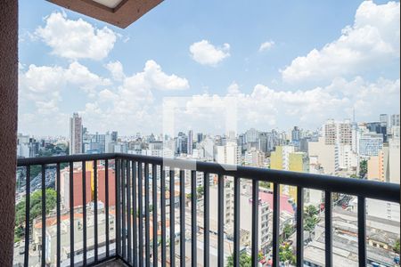 Varanda da Sala de apartamento à venda com 1 quarto, 33m² em Bela Vista, São Paulo