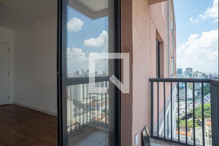 Varanda da Sala de apartamento à venda com 1 quarto, 33m² em Bela Vista, São Paulo