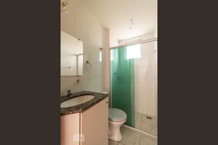 Banheiro de apartamento para alugar com 2 quartos, 60m² em Santa Branca, Belo Horizonte