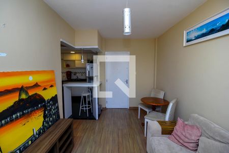 Sala de apartamento para alugar com 2 quartos, 50m² em Laranjeiras, Rio de Janeiro