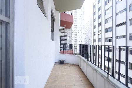 Varanda de apartamento para alugar com 1 quarto, 33m² em Bela Vista, São Paulo