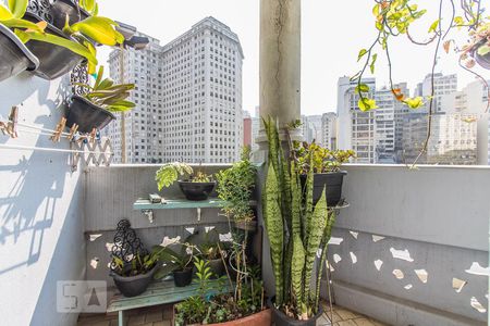 Varanda do Quarto de apartamento à venda com 1 quarto, 61m² em Centro, São Paulo
