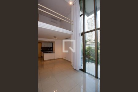 Sala de apartamento para alugar com 1 quarto, 60m² em Jardim Fonte do Morumbi, São Paulo