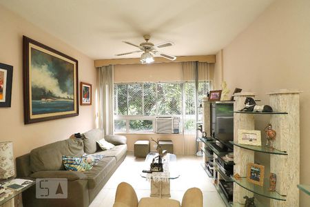 Sala. de apartamento para alugar com 3 quartos, 95m² em Copacabana, Rio de Janeiro