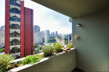 Varanda da Sala de apartamento para alugar com 2 quartos, 85m² em Pinheiros, São Paulo