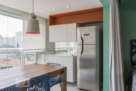 Studio à venda com 40m², 1 quarto e sem vagaVaranda