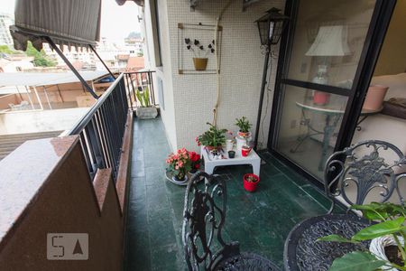 Varanda Sala de apartamento à venda com 4 quartos, 153m² em Freguesia (jacarepaguá), Rio de Janeiro