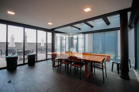 Studio para alugar com 25m², 1 quarto e sem vaga Studio para alugar com 25m², 1 quarto e sem vagaÁrea comum - Churrasqueira