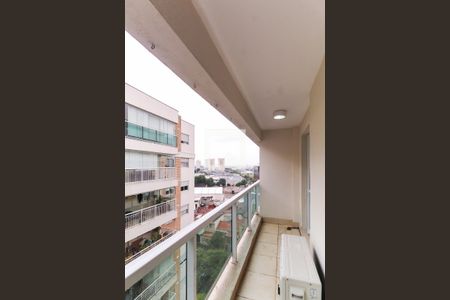 Varanda da Sala/Cozinha de apartamento para alugar com 1 quarto, 45m² em Mooca, São Paulo