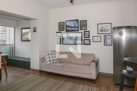 Sala e Cozinha de apartamento à venda com 1 quarto, 51m² em Barra Funda, São Paulo