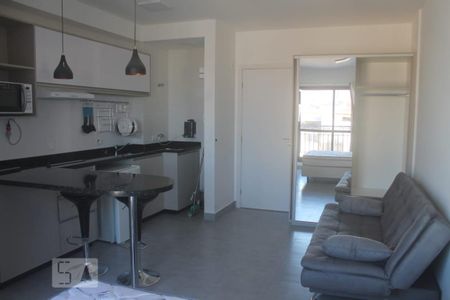 Studio para alugar com 29m², 1 quarto e sem vaga Studio para alugar com 29m², 1 quarto e sem vagaSala