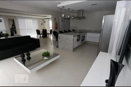Área Gourmet de kitnet/studio para alugar com 1 quarto, 29m² em Guaíra, Curitiba
