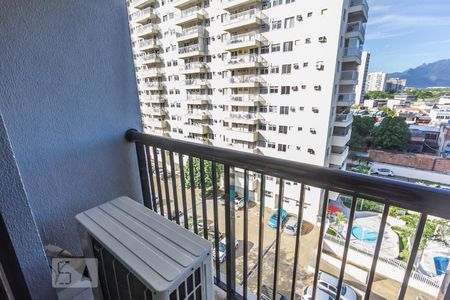 Varanda da Sala de apartamento para alugar com 1 quarto, 40m² em Jacarepaguá, Rio de Janeiro