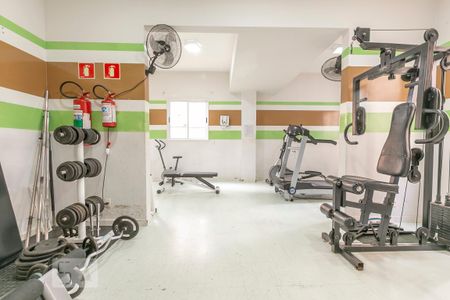 Área comum - Academia de apartamento para alugar com 2 quartos, 43m² em Jardim Iris, São Paulo