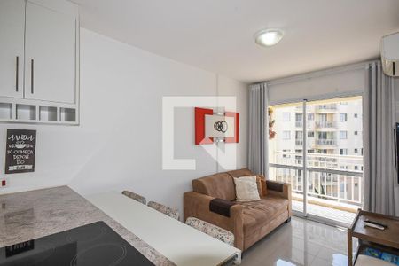Sala de apartamento à venda com 1 quarto, 35m² em Jardim Ampliação, São Paulo