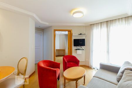 Sala de apartamento à venda com 2 quartos, 58m² em Indianópolis, São Paulo