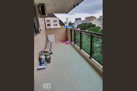 Varanda da Sala de apartamento à venda com 3 quartos, 240m² em Tijuca, Rio de Janeiro