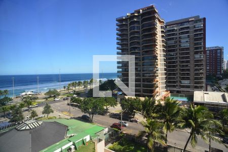Vista da Varanda de apartamento à venda com 1 quarto, 56m² em Barra da Tijuca, Rio de Janeiro